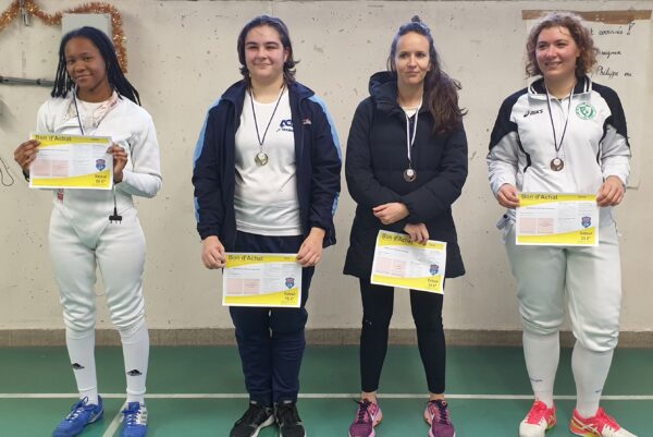 Résultats CID IDF EST EPEE DAME INDIVIDUEL Senior – 05/12/21 BONDY