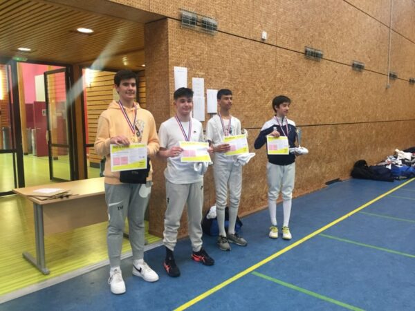 Résultats Championnat CID IDF EST individuel Epée Homme M15 – 09/04/2022 à LIVRY GARGAN