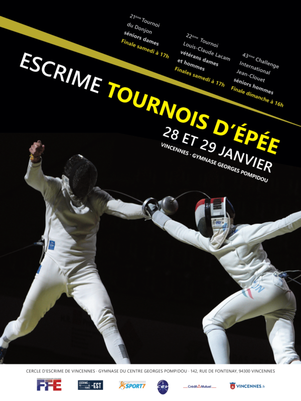 Challenges et Tournois de Vincennes – 28 et 29 janvier 2023