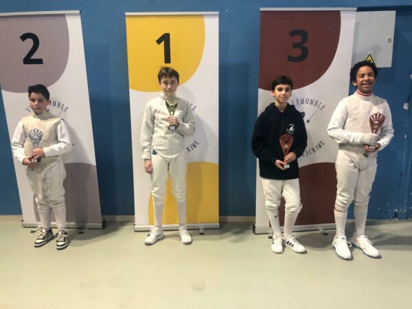 Résultat EDJ 2 DEP 77-93-94 Ind Fleuret H M13 – 14/12/25 VILLEMOMBLE