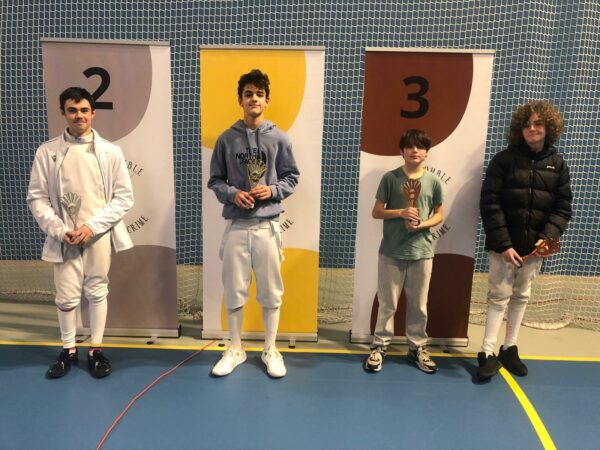 Résultat EDJ 2 DEP 77-93-94 Ind Fleuret H M15 – 14/12/25 VILLEMOMBLE