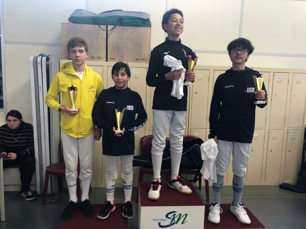 Podiums des compétions des EDJ 77-93-94 saison 2025/2026