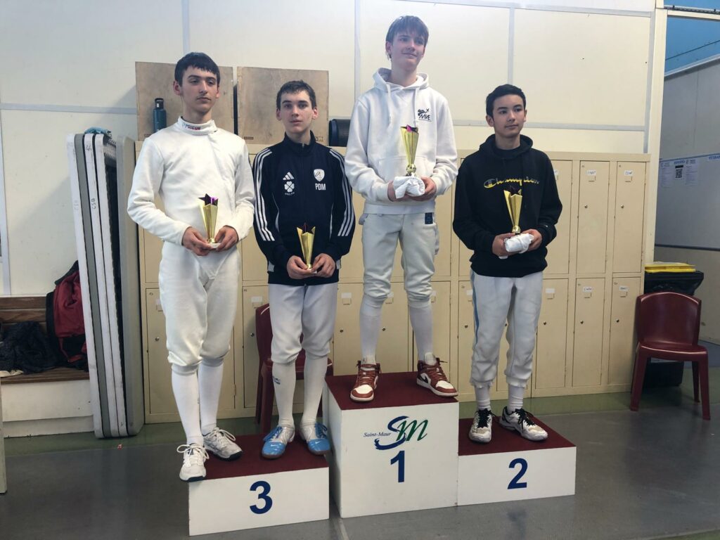 Podiums des compétions des EDJ 77-93-94 saison 2025/2026